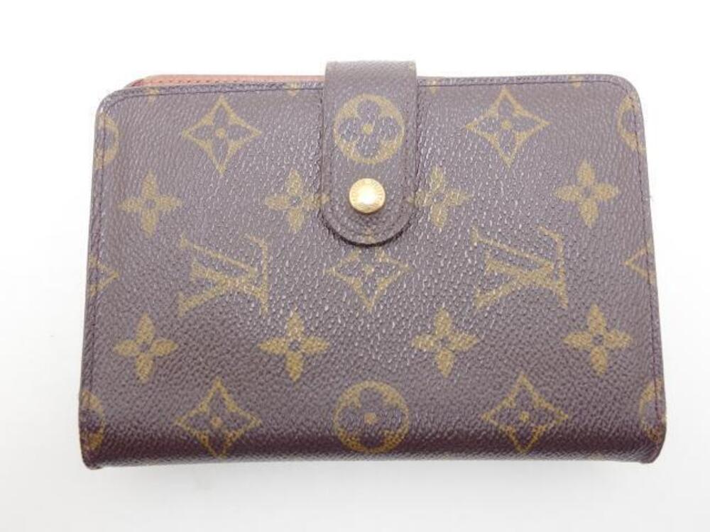 LOUIS VUITTON Portefeuille Papier Zip Monogram Bi fold Wallet